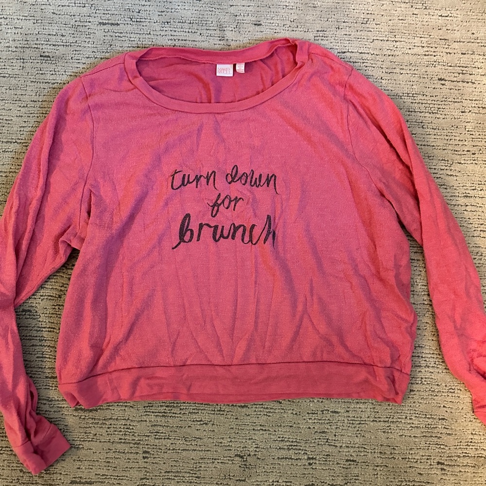 Long sleeve sleep top. Size 2x.